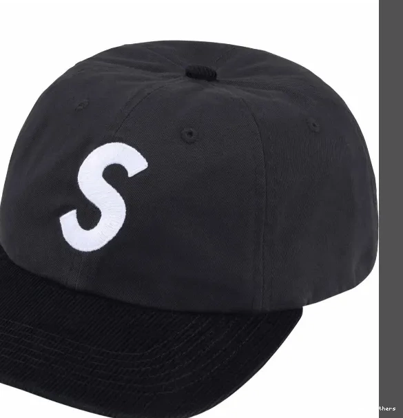 Buckle Retro S Black 6-PANEL Color Embroidered White LOGO 2-TONE Red Khaki Leather 24SS blocked Hat 0502